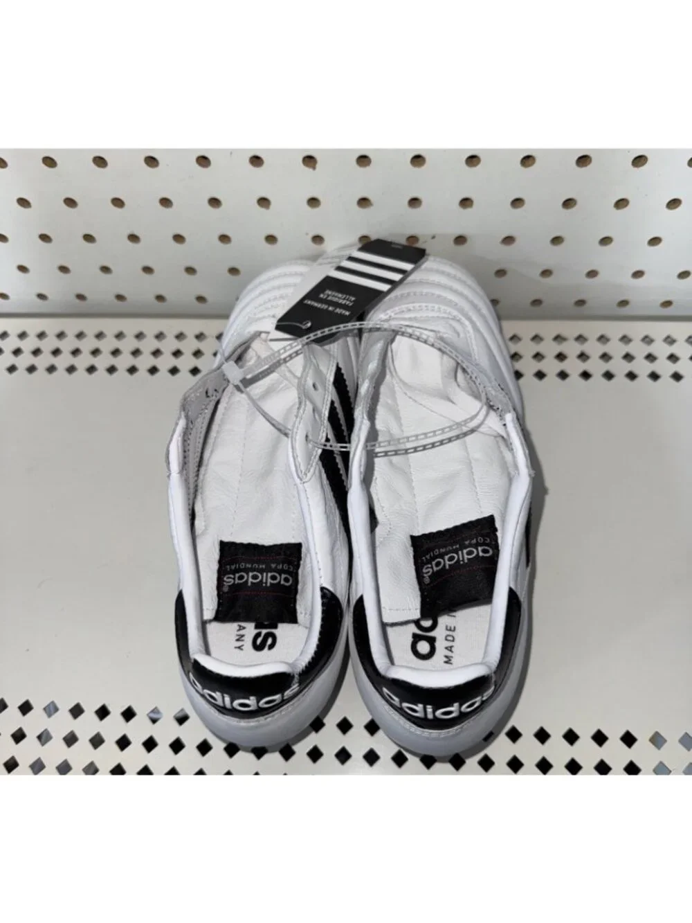 Adidas Copa Mundial FG Mens Leather Soccer Cleats Size 7 White Black ID4050